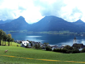 Blick über den Wolfgangsee