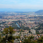 Blick vom Gurten auf die Altstadt von Bern mit der Aare